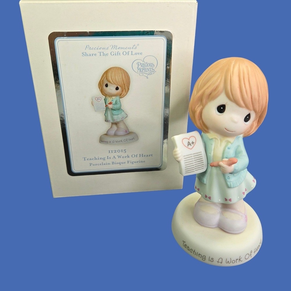 Precious Moments Teaching Is A Work Of Heart Teacher Appreciation Porcelain‎